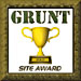 Grunt Gold Site Award