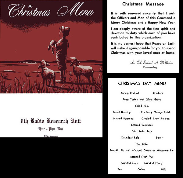 Christmas 65 Menu